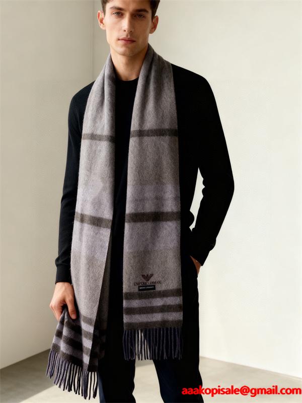 アルマーニ マフラーコピーEmporio Armani 通販ショッピング30*180cm