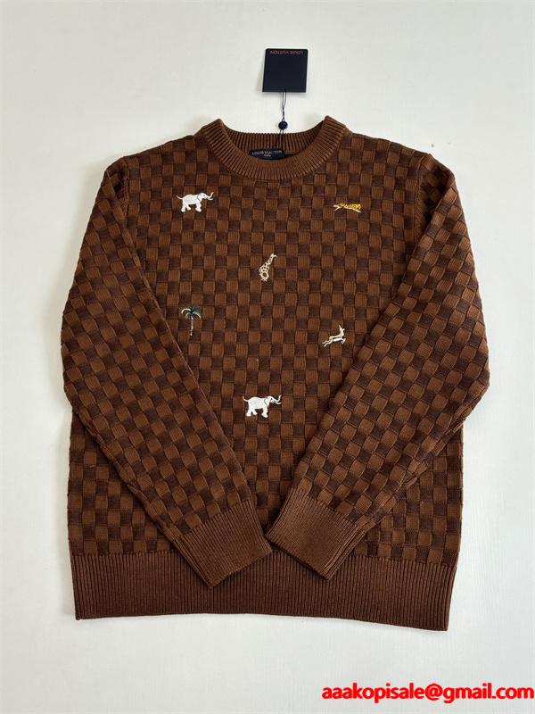 SS26綺麗めアイテムLOUIS VUITTON ルイ ヴィトンセーター コピー キレイでお洒落