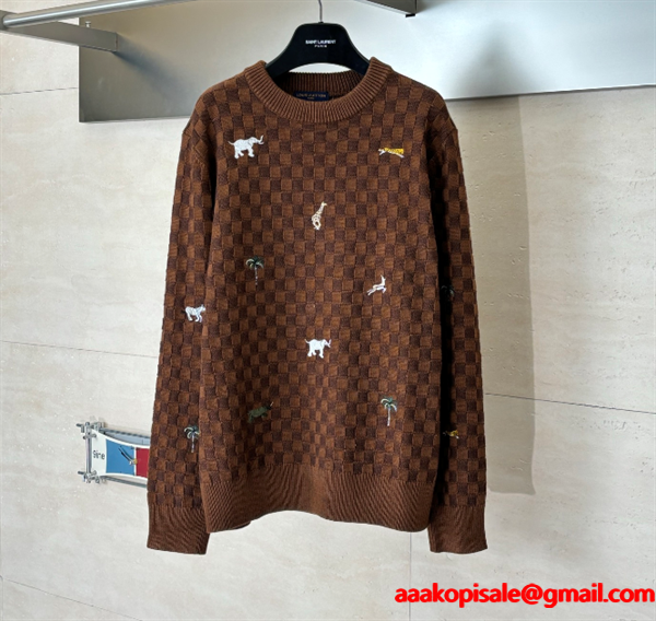 SS26綺麗めアイテムLOUIS VUITTON ルイ ヴィトンセーター コピー キレイでお洒落