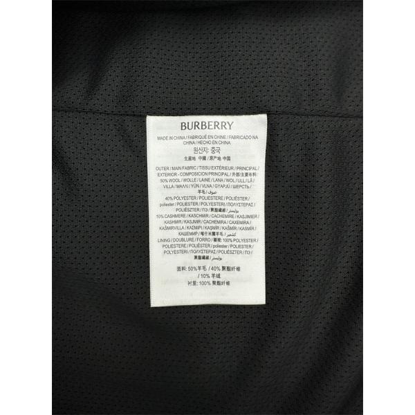 秋冬保暖 ブラック もこもこ ボアジャケット 高級感 BURBERRY バーバリー 偽物