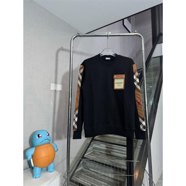 2026新作 秋冬万能 ホワイト 上品チェック BURBERRY バーバリー コピー トレーナー 