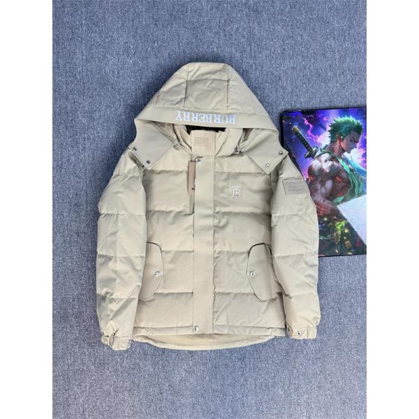 BURBERRY バーバリー コピー 2026新作 ブラック ダウンジャケット フード付き 高級