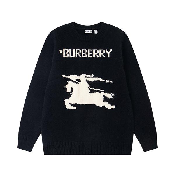 BURBERRY バーバリー コピー 2026新作 秋冬暖かい ブラック ニット セーター おしゃれ