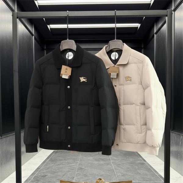 BURBERRY バーバリー 偽物 即完売予想 秋冬 防寒 ブラック／ベージュ ダウンジャケット