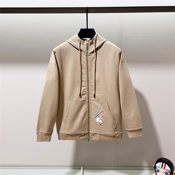 BURBERRY バーバリー コピー 新定番 秋冬リラックス ベージュ ジップアップ パーカー