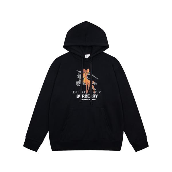 BURBERRY バーバリー スーパーコピー 注目モデル 秋冬柔らか ホワイト パーカー プリント