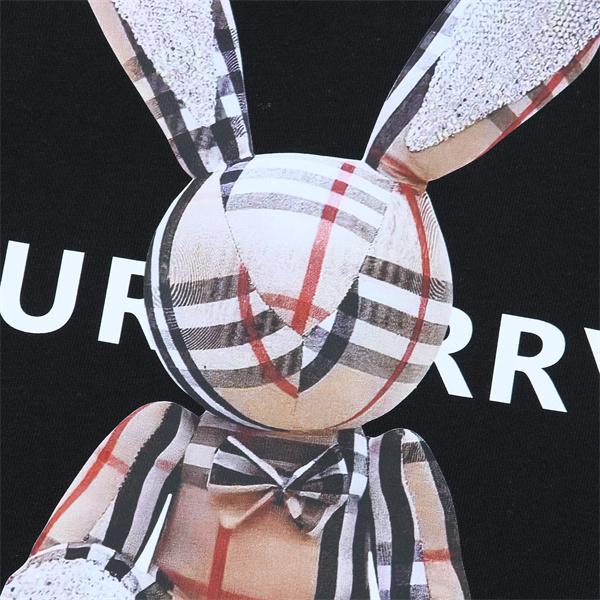 人気急上昇 秋冬ふんわり ホワイト BURBERRY バーバリー コピー パーカー キャラモチーフ
