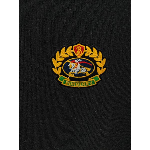 話題集中 秋冬対応 ブラック ニット エンブレム プレミアム BURBERRY バーバリー コピー