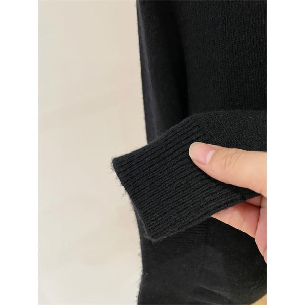 話題集中 秋冬対応 ブラック ニット エンブレム プレミアム BURBERRY バーバリー コピー