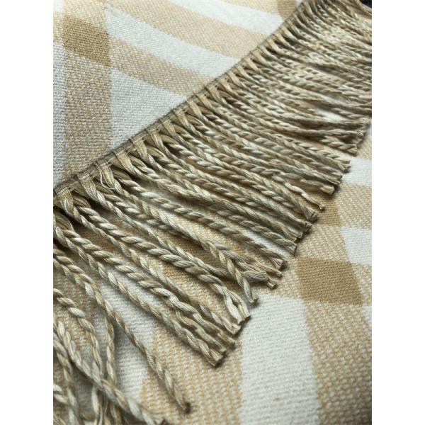 BURBERRY バーバリー コピー 上質 温か素材 ベージュ チェック ストール 冬コーデ向き