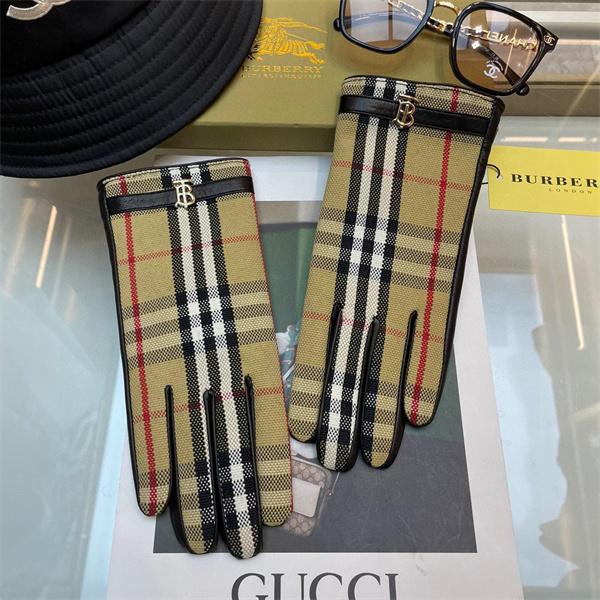 BURBERRY バーバリー スーパーコピー 洗練 ベージュ チェック グローブ スリムライン 冬対応