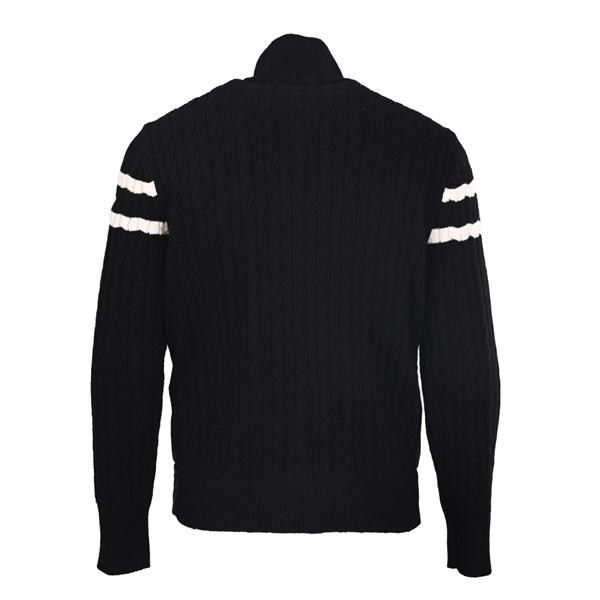 MONCLER モンクレール コピー 入手困難 ブラック ニット ダウンジャケット レイヤード