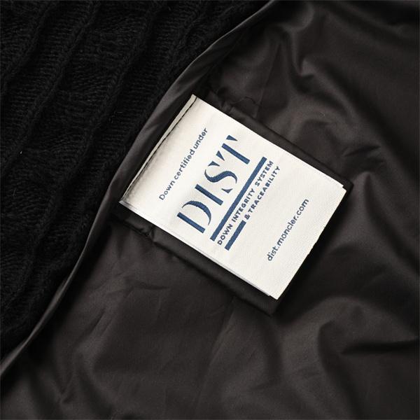 MONCLER モンクレール コピー 入手困難 ブラック ニット ダウンジャケット レイヤード