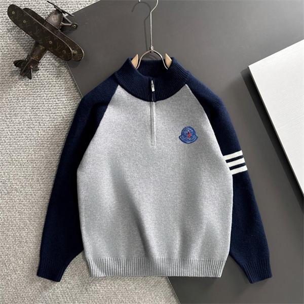 2026新作 ハーフジップ MONCLER モンクレール スーパーコピー ニット 配色切替 デイリー