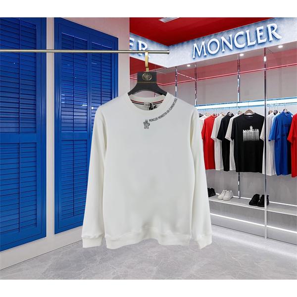 新登場 ホワイト スウェット ミニプリント 着心地抜群 MONCLER モンクレール コピー