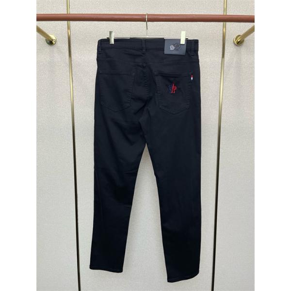 トレンド ブラック デニムパンツ シンプル デイリー着用 MONCLER モンクレール 偽物