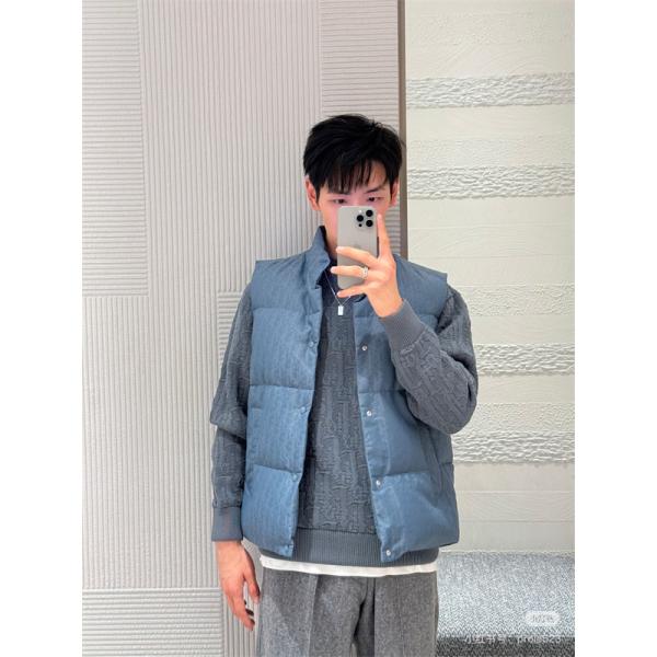 DIOR新作☆ ディオールベストダウンコピーObliqueプリント人気ランキングユニセックス