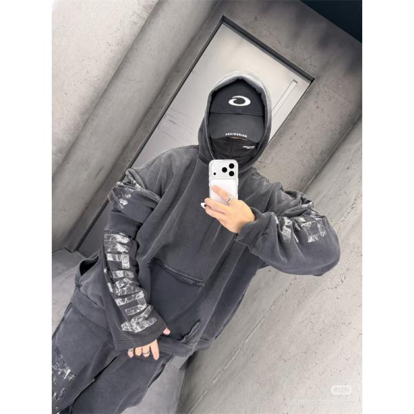 個性的♥ BALENCIAGA  バレンシアガパーカー コピーユニセックス2026トレンド