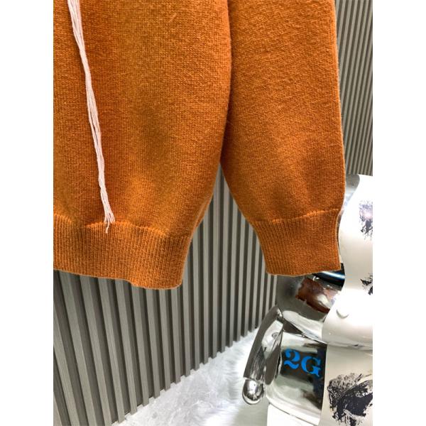 2026新作 ニットセーター ブラウン 刺繍 高評価モデル FENDI フェンディ コピー