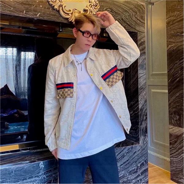 グッチ コピー GUCCI GGキャンバス シャツジャケット ベージュ 個性 高級