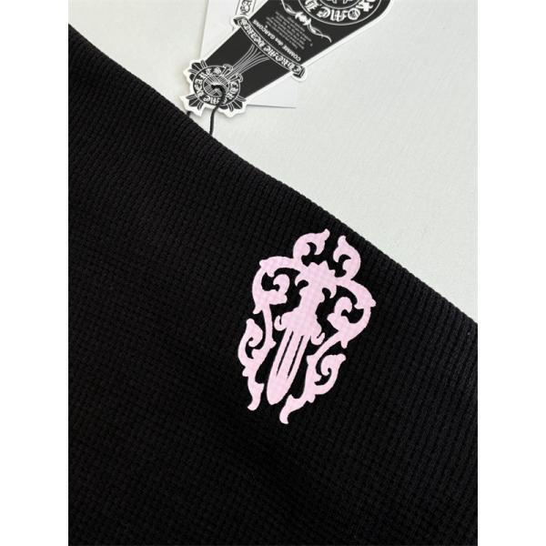 CHROME HEARTS クロムハーツ コピー ロングスリーブ ニット ブラック シャープ 2026新作定番