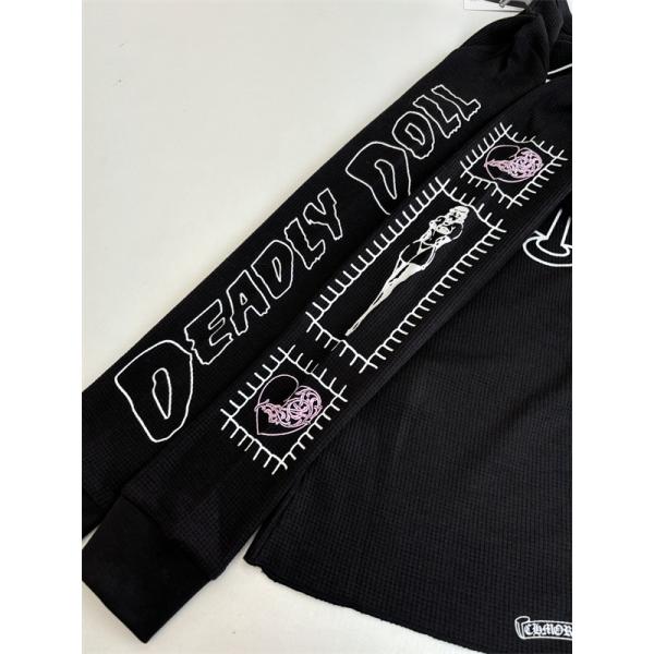 CHROME HEARTS クロムハーツ コピー ロングスリーブ ニット ブラック シャープ 2026新作定番