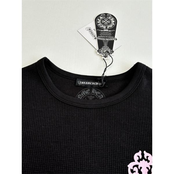 CHROME HEARTS クロムハーツ コピー ロングスリーブ ニット ブラック シャープ 2026新作定番