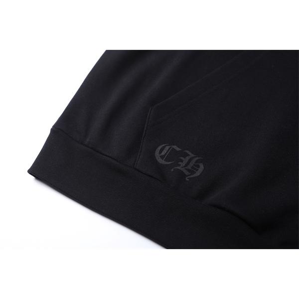 話題 モード系 フーディ ブラック お洒落 トレンド 着心地最高 CHROME HEARTS クロムハーツ コピー
