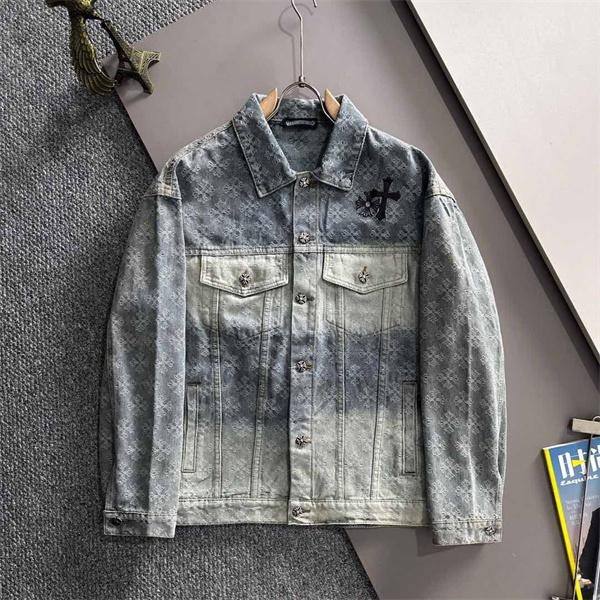期間限定 デニムジャケット グレー プレミアム 定番 CHROME HEARTS クロムハーツ コピー
