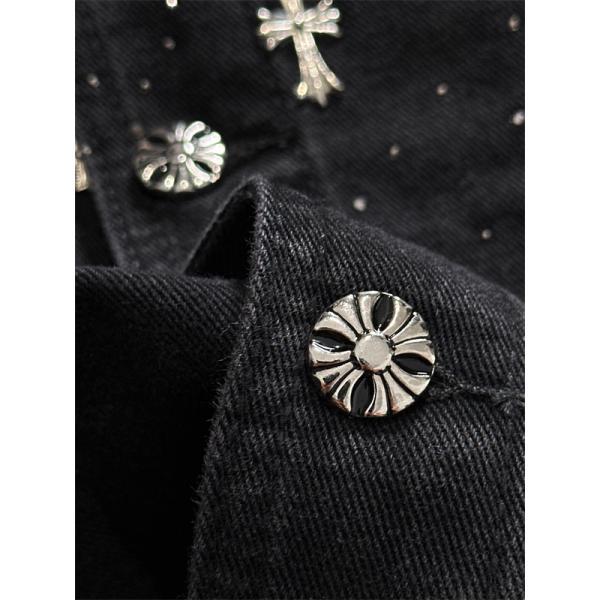 希少 CHROME HEARTS クロムハーツ コピー シャツ ブラック 上質 おすすめ 2026新作コーデ
