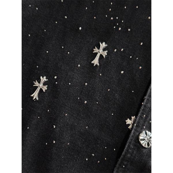 希少 CHROME HEARTS クロムハーツ コピー シャツ ブラック 上質 おすすめ 2026新作コーデ