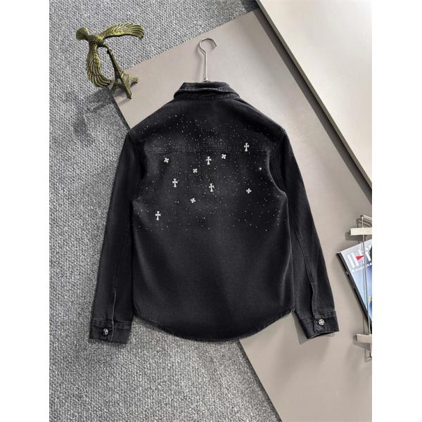 希少 CHROME HEARTS クロムハーツ コピー シャツ ブラック 上質 おすすめ 2026新作コーデ