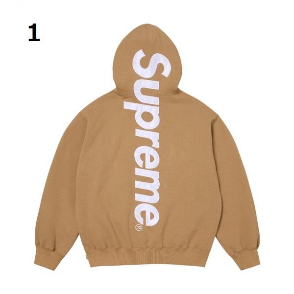 11色対応❤2026人気❤ Supreme  Satin Appliqué Hooded Sweatshirtシュプリームパーカーコピー
