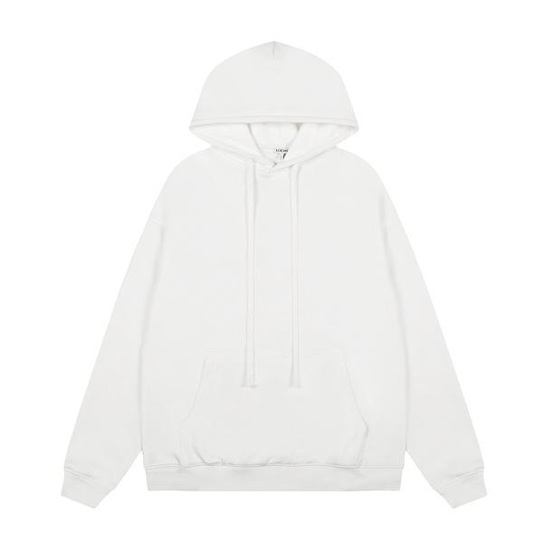 秋冬映え オフホワイト パーカー プリント 柔らか印象 LOEWE ロエベ スーパーコピー