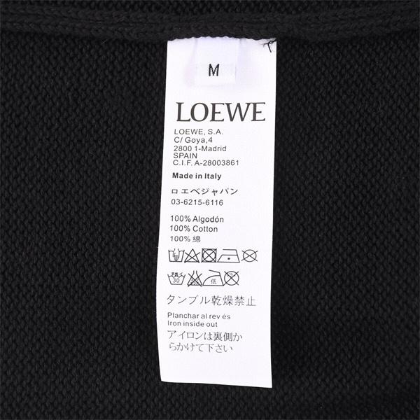 LOEWE ロエベ コピー 2026新作 ブラック ニット ポケットデザイン 上質素材 期間限定