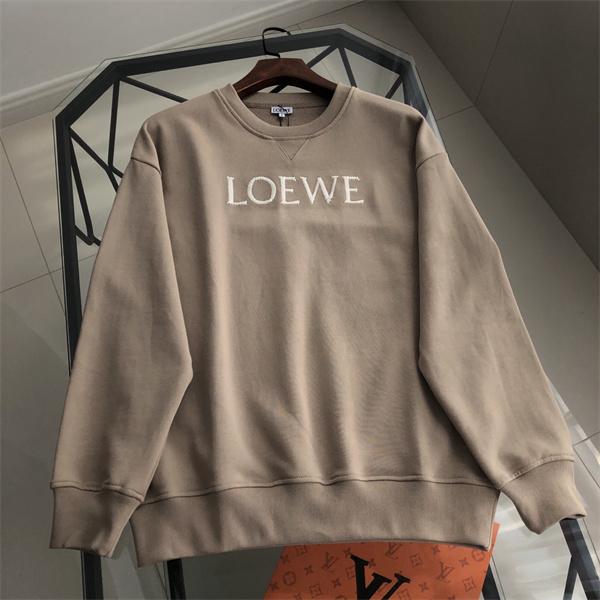 2026新作定番 ブラック スウェット ロゴ刺繍 高級感 人気 LOEWE ロエベ コピー