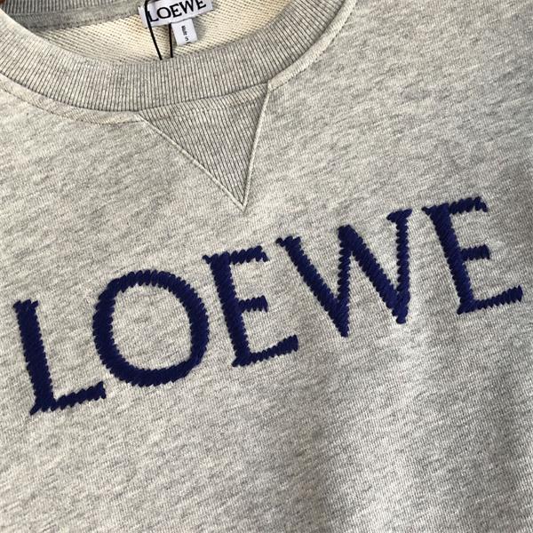 2026新作定番 ブラック スウェット ロゴ刺繍 高級感 人気 LOEWE ロエベ コピー