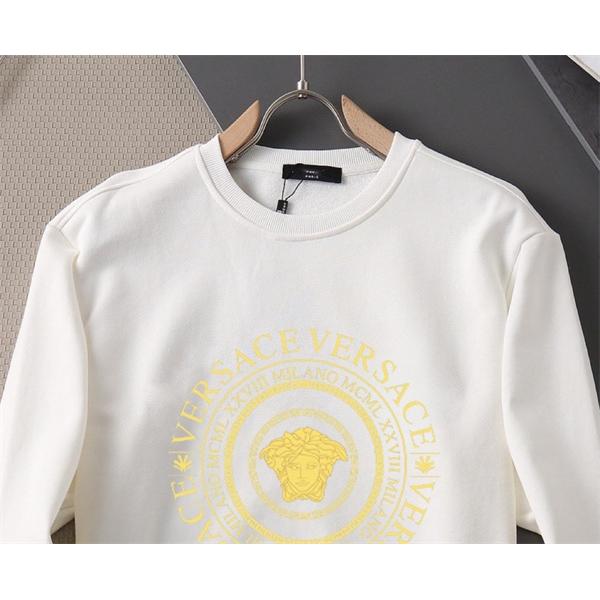 VERSACE ヴェルサーチ コピー 秋冬定番 ブラック×ゴールド スウェット 上品 大人気 