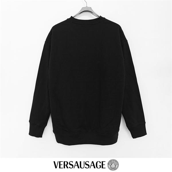 定番人気 ブラック VERSACE ヴェルサーチ コピー スウェット シンプル 新登場 上質