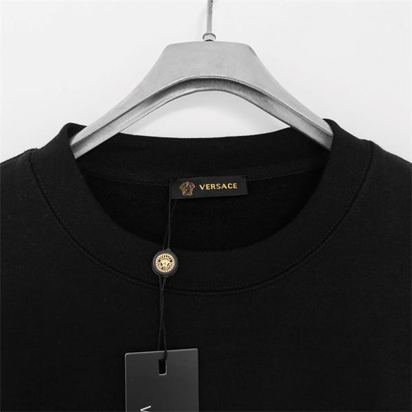 定番人気 ブラック VERSACE ヴェルサーチ コピー スウェット シンプル 新登場 上質