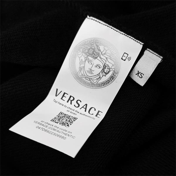 定番人気 ブラック VERSACE ヴェルサーチ コピー スウェット シンプル 新登場 上質