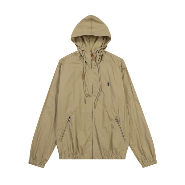 Polo Ralph Lauren ポロ ラルフローレン コピー 春秋定番 ベージュ ジップアップ ナイロンジャケット 軽量
