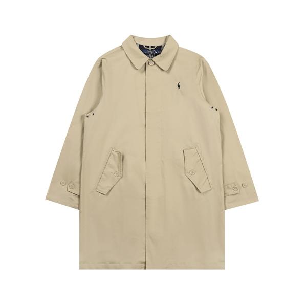 秋冬 ネイビー Polo Ralph Lauren ポロ ラルフローレン コピー コート ミドル丈 ワンポイント刺繍 クラシック