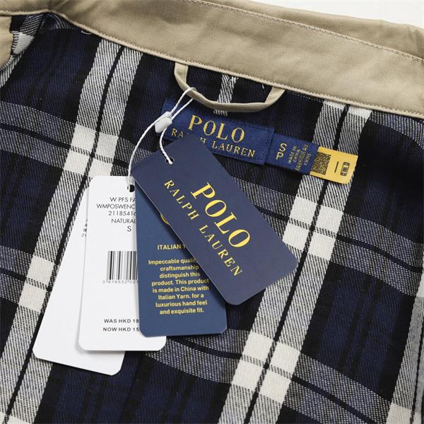 秋冬 ネイビー Polo Ralph Lauren ポロ ラルフローレン コピー コート ミドル丈 ワンポイント刺繍 クラシック