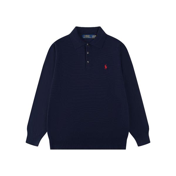 定番人気 ホワイト ニットポロ 長袖 ワンポイント刺繍 きれいめ Polo Ralph Lauren ポロ ラルフローレン コピー