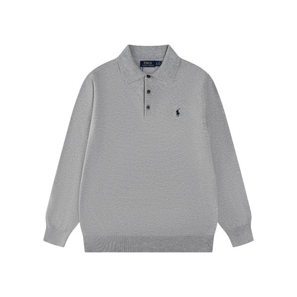 定番人気 ホワイト ニットポロ 長袖 ワンポイント刺繍 きれいめ Polo Ralph Lauren ポロ ラルフローレン コピー