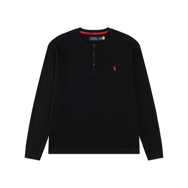 Polo Ralph Lauren ポロ ラルフローレン コピー 期間限定 ブラック ニット ワンポイント刺繍 カジュアル