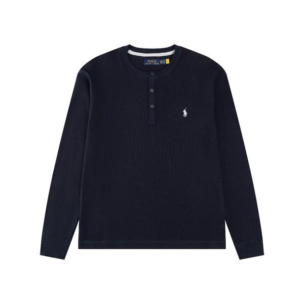 Polo Ralph Lauren ポロ ラルフローレン コピー 期間限定 ブラック ニット ワンポイント刺繍 カジュアル
