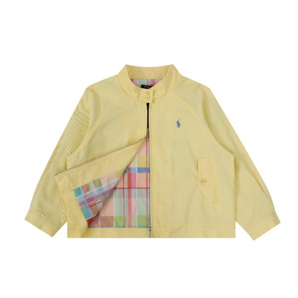 Polo Ralph Lauren ポロ ラルフローレン コピー 春夏新作 イエロー ノーカラー ジップブルゾン 軽量 