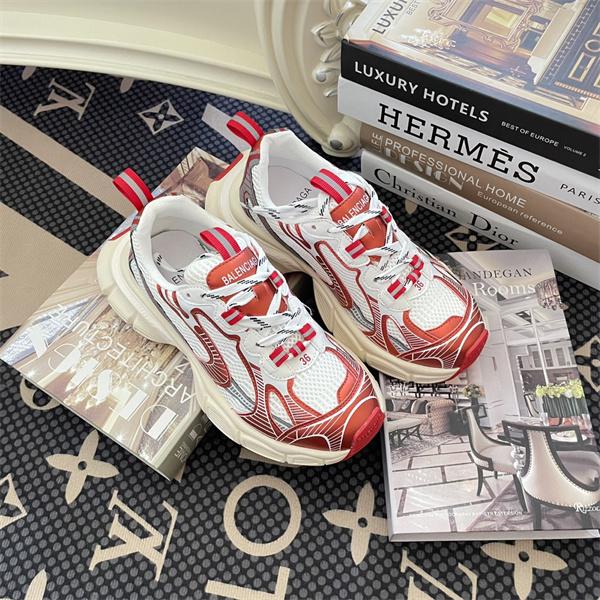 バレンシアガBalenciaga激安2026新作トリプルエス風復古老爹スニーカーユニセックス厚底カジュアルシューズ